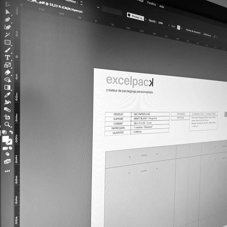 BAT packaging : bon a tirer avant production, verification fichiers et validation client avant impression