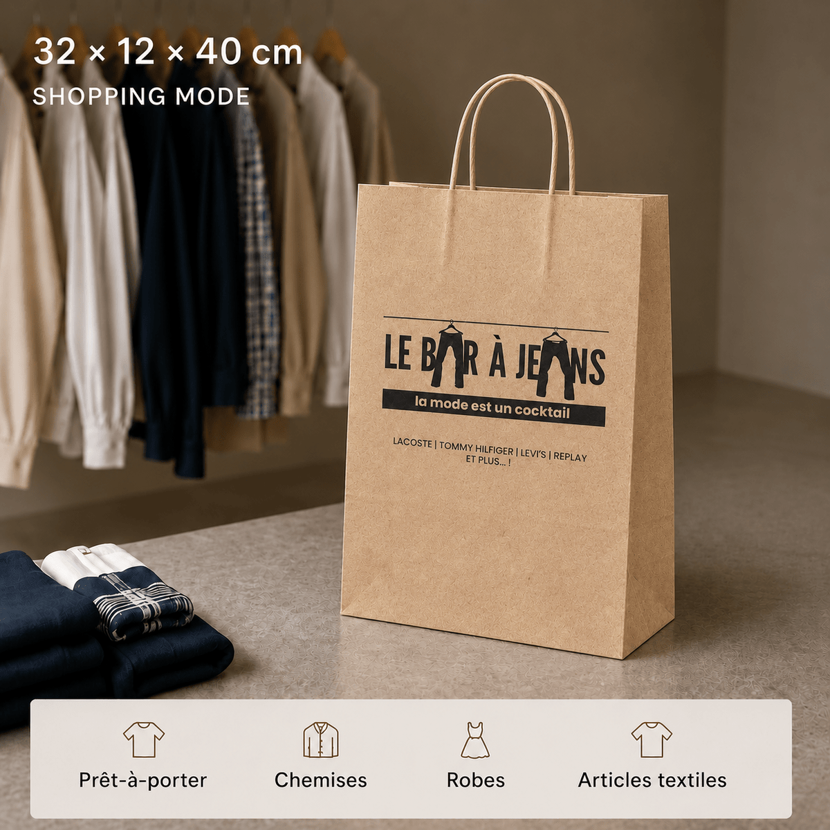 Sacs classiques Kraft Brun - FaciPack