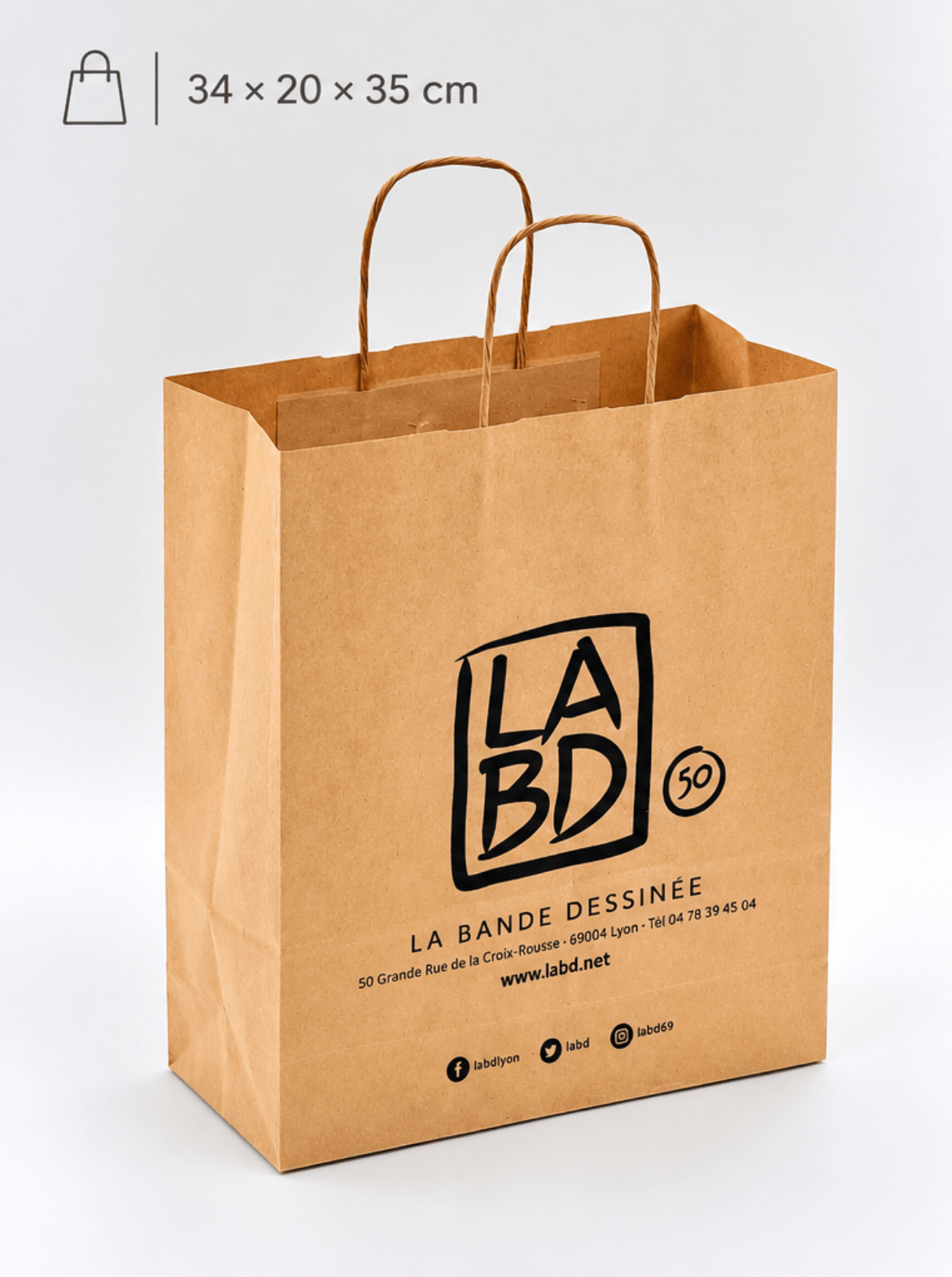 Sacs classiques Kraft Brun - FaciPack
