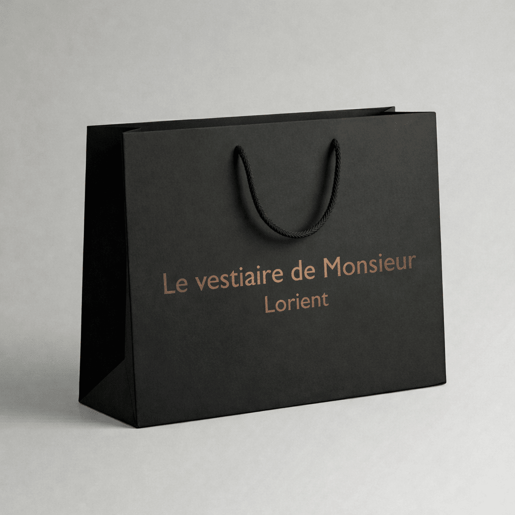 Sac luxe XXL grand format horizontal marquage a chaud avec logo