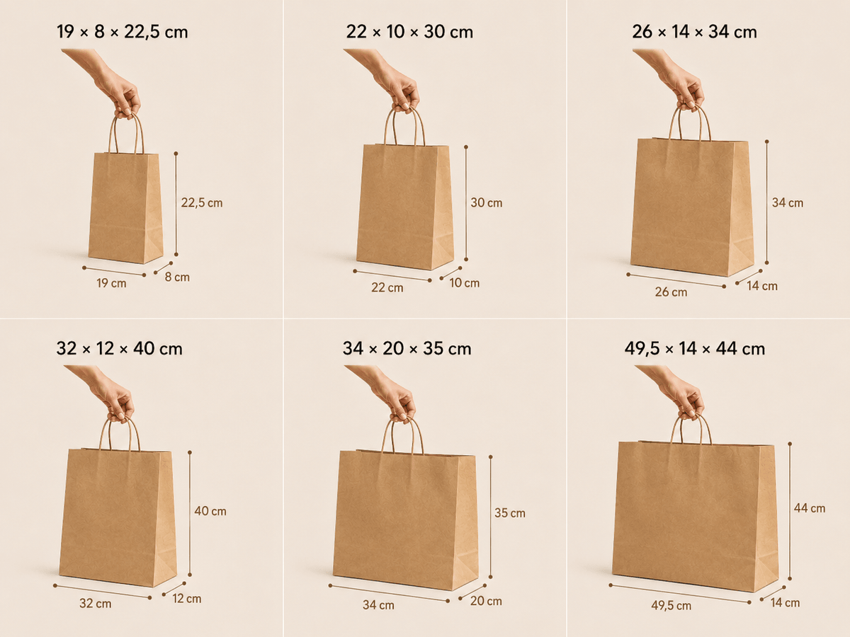 Sacs classiques Kraft Brun - FaciPack