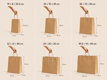 Sacs classiques Kraft Brun - FaciPack